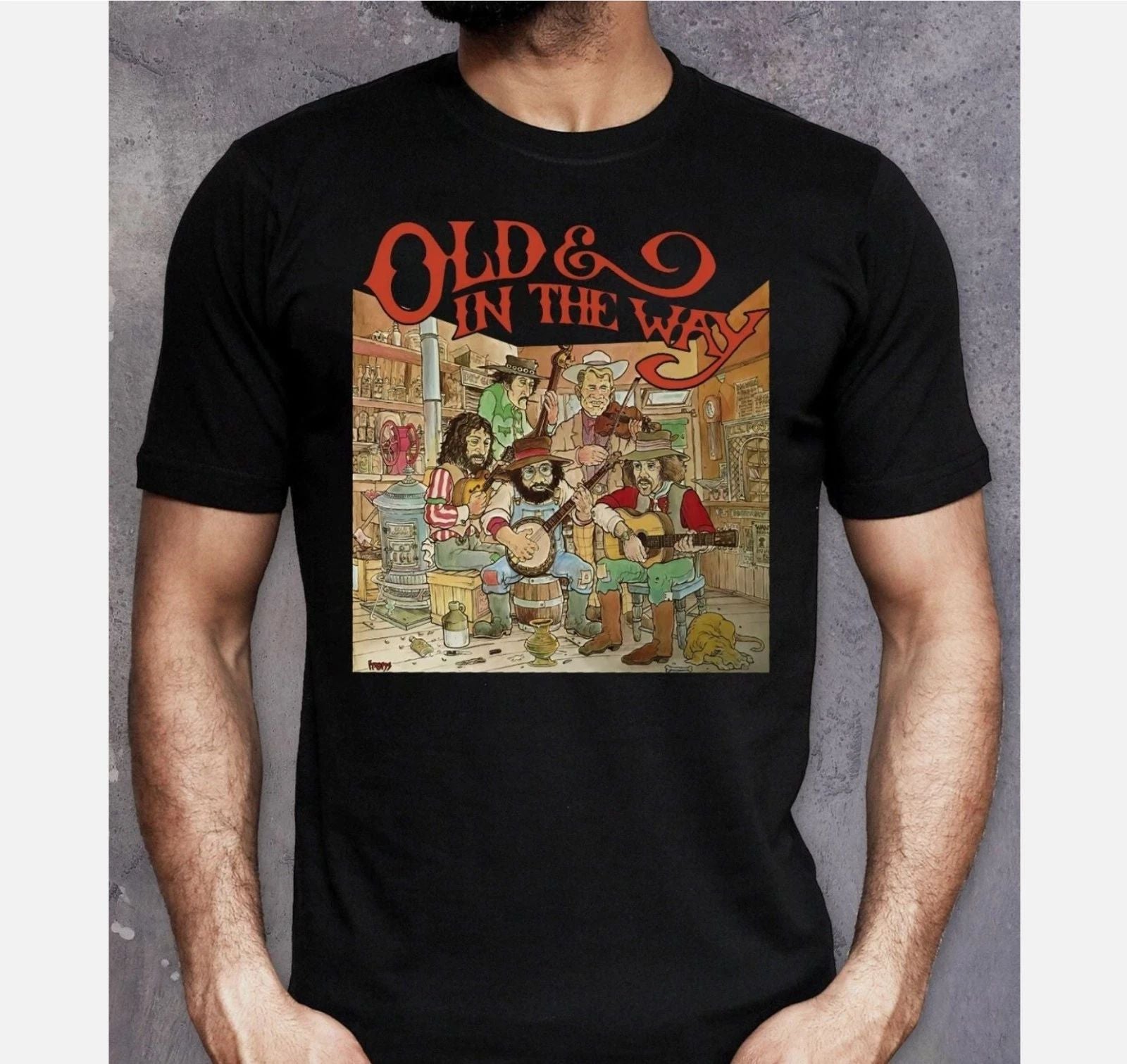 Old and In The Way band Music T-shirt Unisex T-shirt, Sweatshirt, Hoodie, Long Sleeve Tee - T-Shirt, Sweatshirt, Hoodie