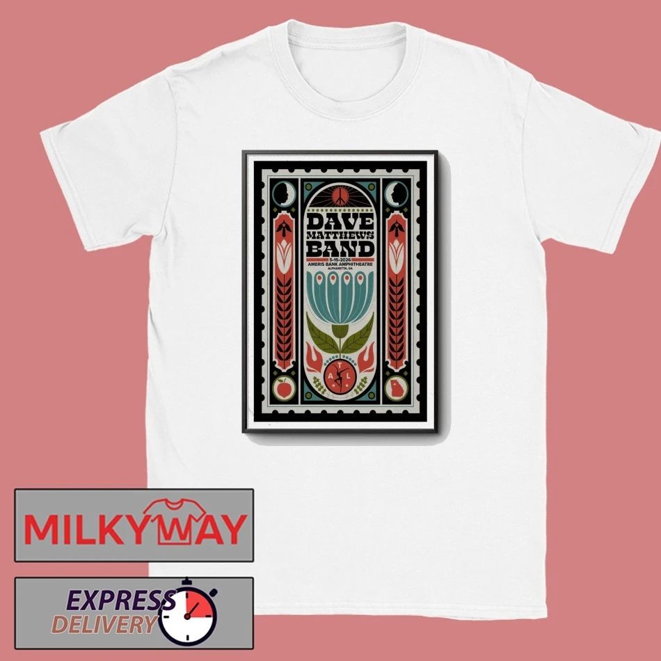 Dave Matthews Band May 15, 2026 Alpharetta, GA Tour Poster shirt Unisex T-shirt, Sweatshirt, Hoodie, Long Sleeve Tee - T-Shirt, Sweatshirt, Hoodie