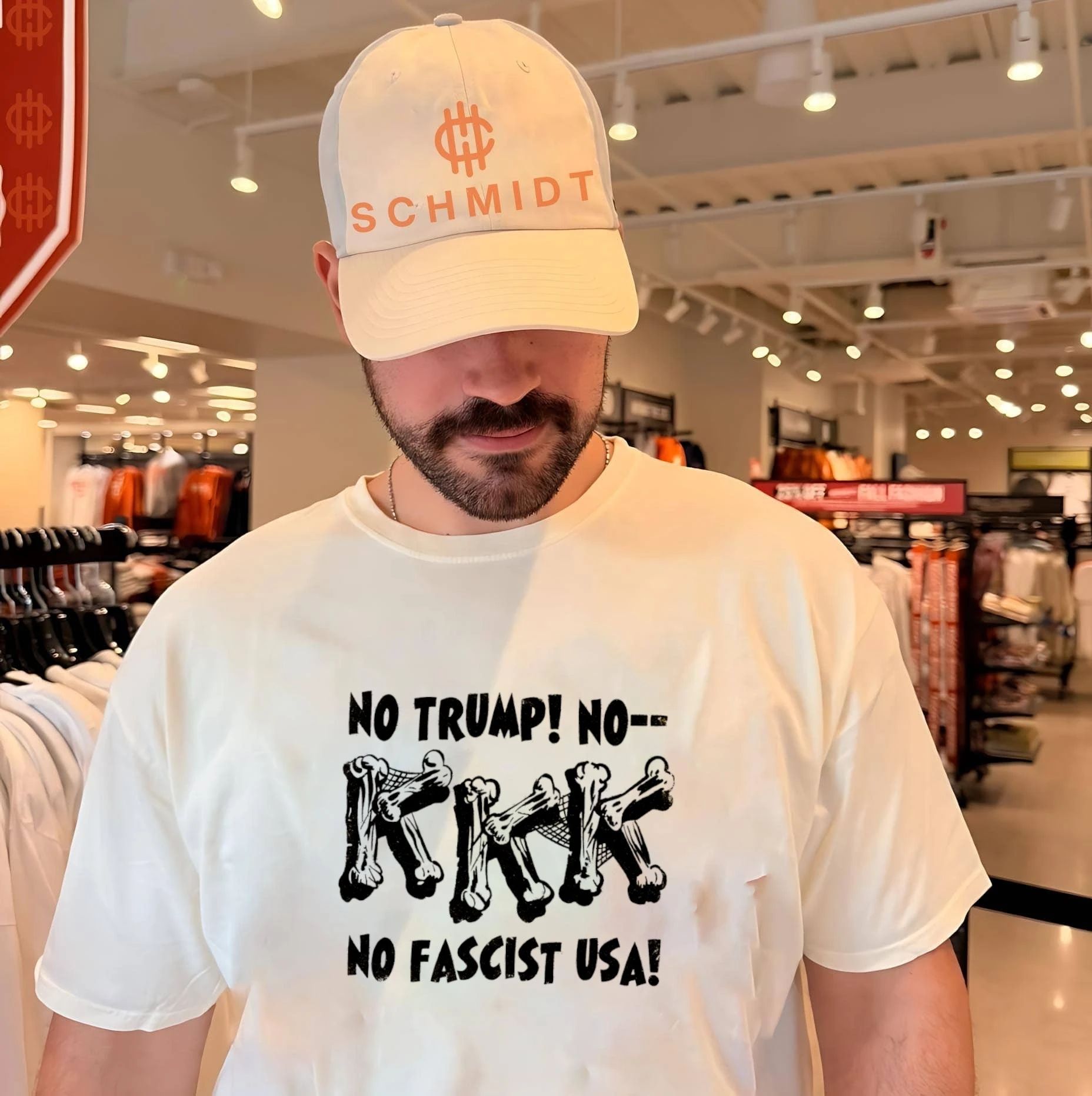 No Trump no KKK no fascist USA shirt Unisex T-shirt, Sweatshirt, Hoodie, Long Sleeve Tee - T-Shirt, Sweatshirt, Hoodie