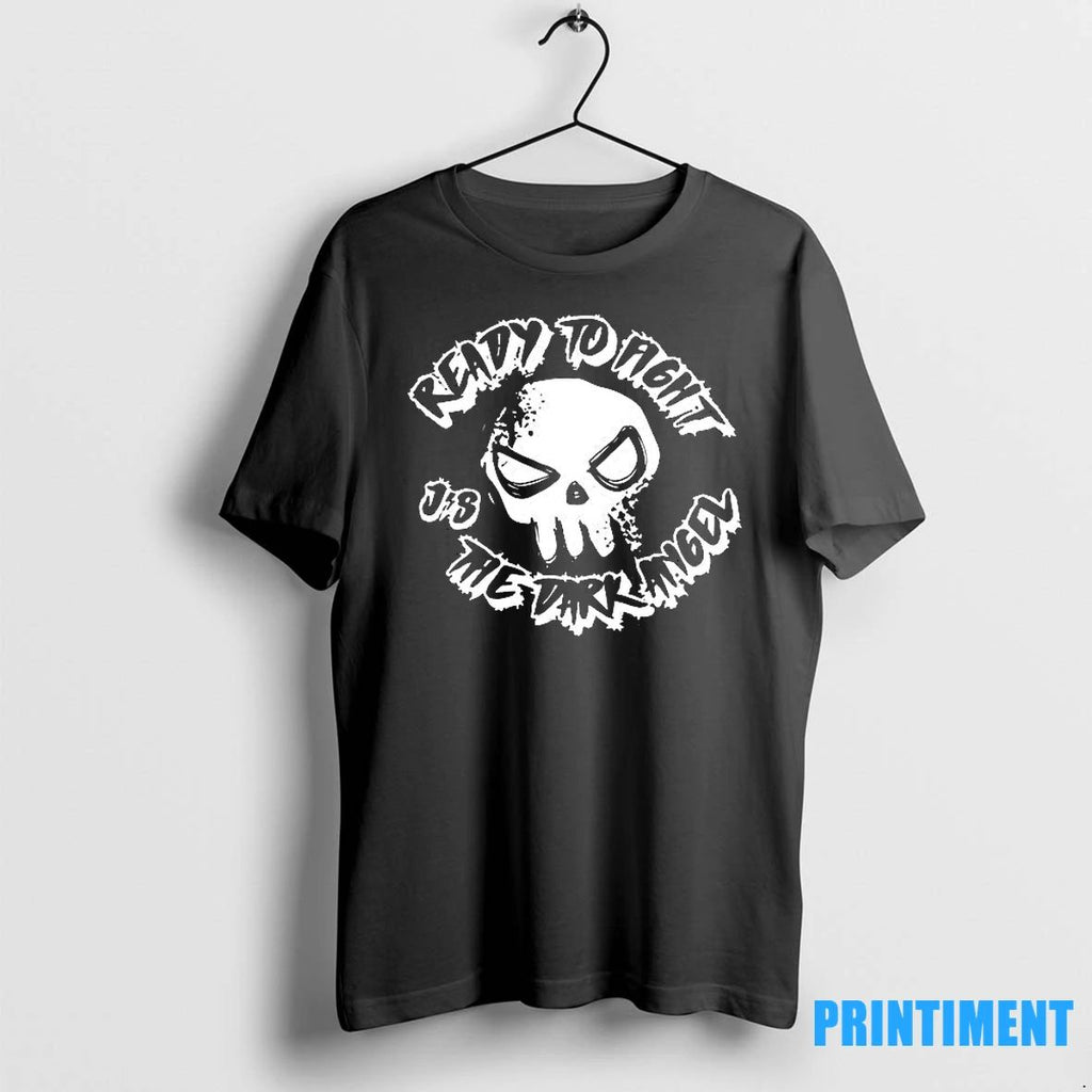 Ready To Fight The Dark Angel Skull Tshirts Sweater Unisex T-shirt, Sweatshirt, Hoodie, Long Sleeve Tee - T-Shirt, Sweatshirt, Hoodie