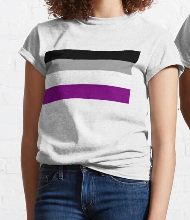 Asexual Flag T shirt - Proud Asexual - %100 Premium Cotton Unisex T-shirt, Sweatshirt, Hoodie, Long Sleeve Tee - T-Shirt, Sweatshirt, Hoodie