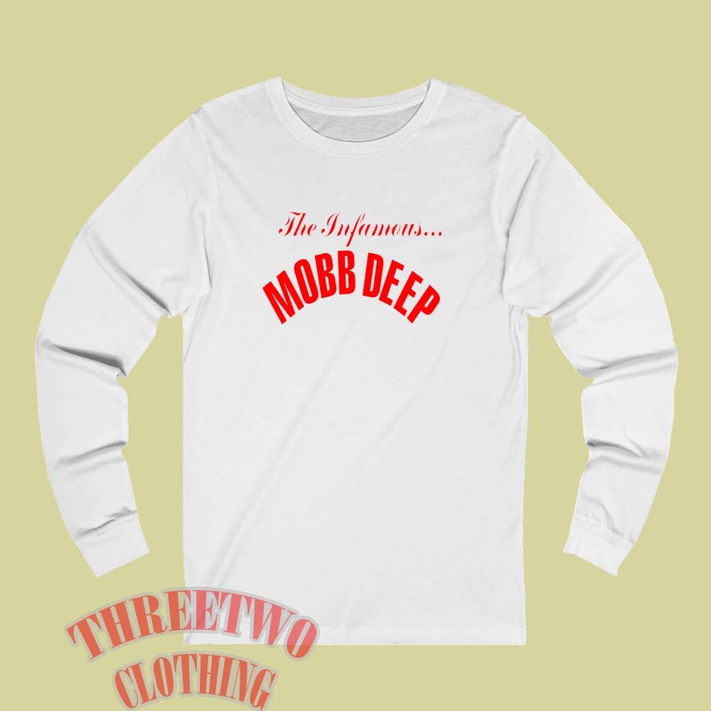 The Infamous Mobb Deep Men's White Size S to 3XL Unisex T-shirt, Sweatshirt, Hoodie, Long Sleeve Tee - T-Shirt, Sweatshirt, Hoodie