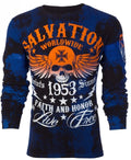 ARCHAIC by AFFLICTION Men's Long Sleeve THERMAL Shirt BLACK TIDE Biker Black $58 Unisex T-shirt, Sweatshirt, Hoodie, Long Sleeve Tee - T-Shirt, Sweatshirt, Hoodie