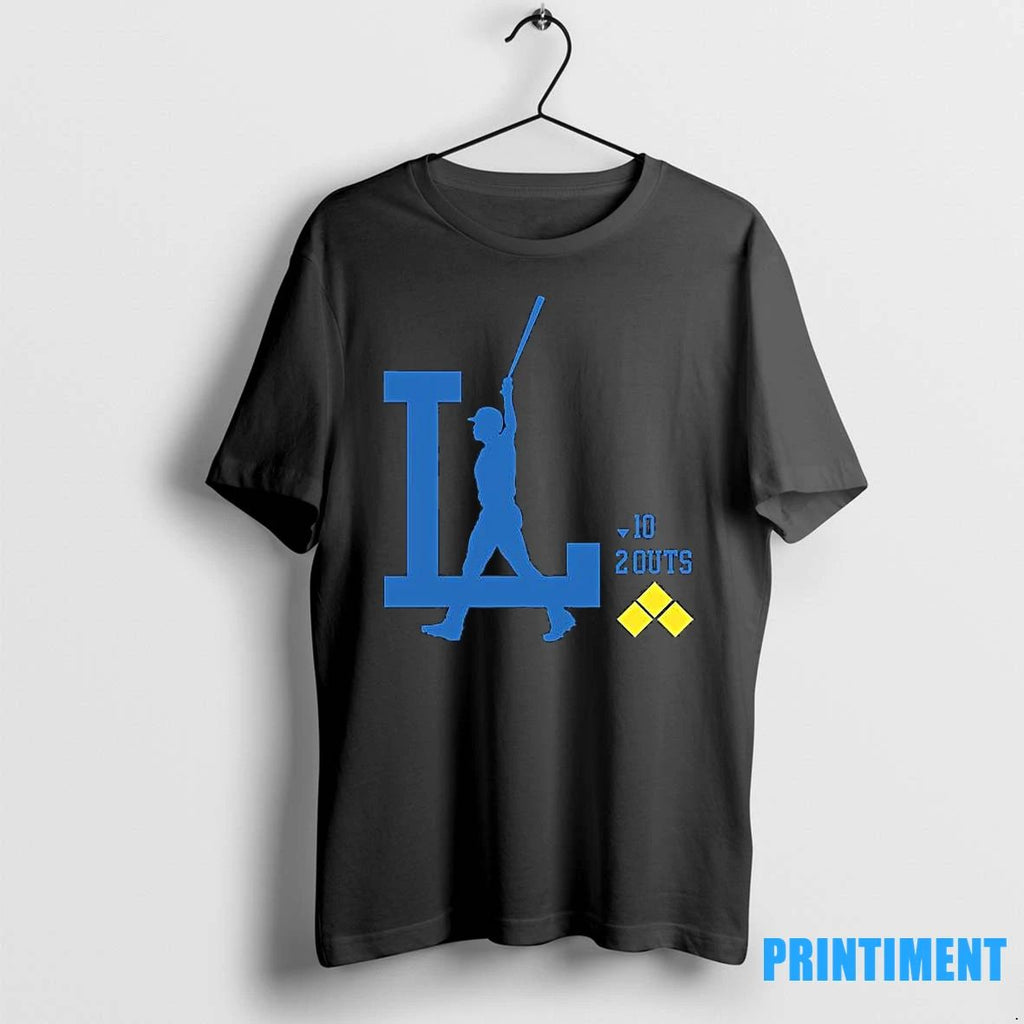 Dodgers La Freddie Freeman Silhouette 2 Outs Tshirts Sweater Unisex T-shirt, Sweatshirt, Hoodie, Long Sleeve Tee - T-Shirt, Sweatshirt, Hoodie