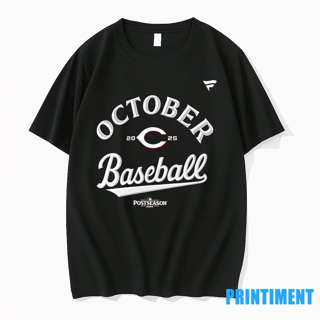 Cincinnati Reds 2025 Mlb Postseason Locker Room Tshirts Sweater Unisex T-shirt, Sweatshirt, Hoodie, Long Sleeve Tee - T-Shirt, Sweatshirt, Hoodie