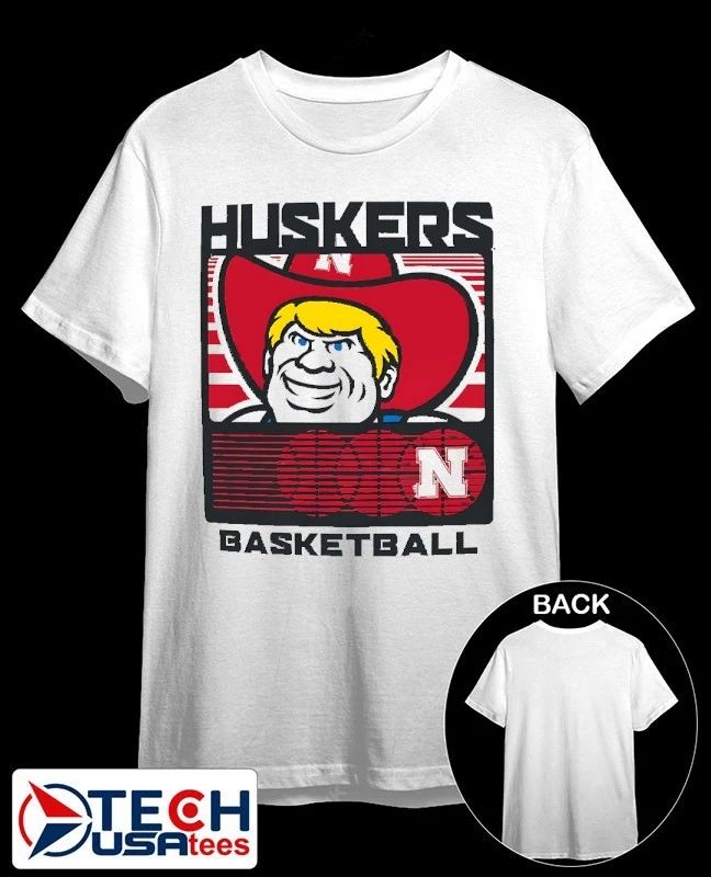 Nebraska Huskers Basketball Staredown mascot shirt Unisex T-shirt, Sweatshirt, Hoodie, Long Sleeve Tee - T-Shirt, Sweatshirt, Hoodie