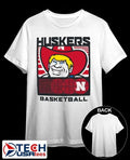 Nebraska Huskers Basketball Staredown mascot shirt Unisex T-shirt, Sweatshirt, Hoodie, Long Sleeve Tee - T-Shirt, Sweatshirt, Hoodie