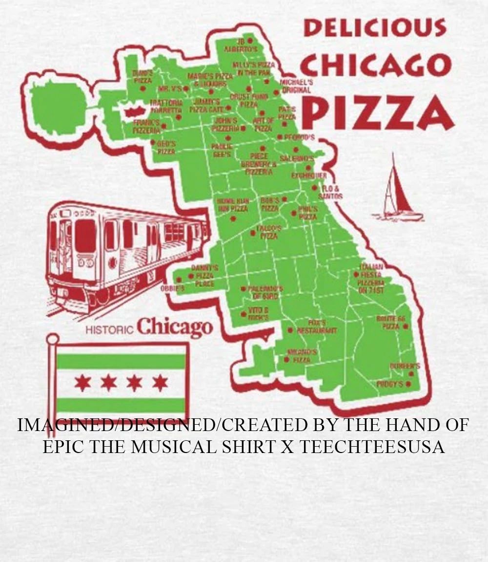 Delicious Chicago Pizza shirt Unisex T-shirt, Sweatshirt, Hoodie, Long Sleeve Tee - T-Shirt, Sweatshirt, Hoodie
