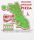 Delicious Chicago Pizza shirt Unisex T-shirt, Sweatshirt, Hoodie, Long Sleeve Tee - T-Shirt, Sweatshirt, Hoodie