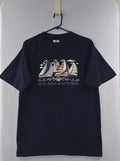 Vintage 90s St. Maarten Nautical Sailing Boat  T Shirt Graphic Tee Size Large Unisex T-shirt, Sweatshirt, Hoodie, Long Sleeve Tee - T-Shirt, Sweatshirt, Hoodie