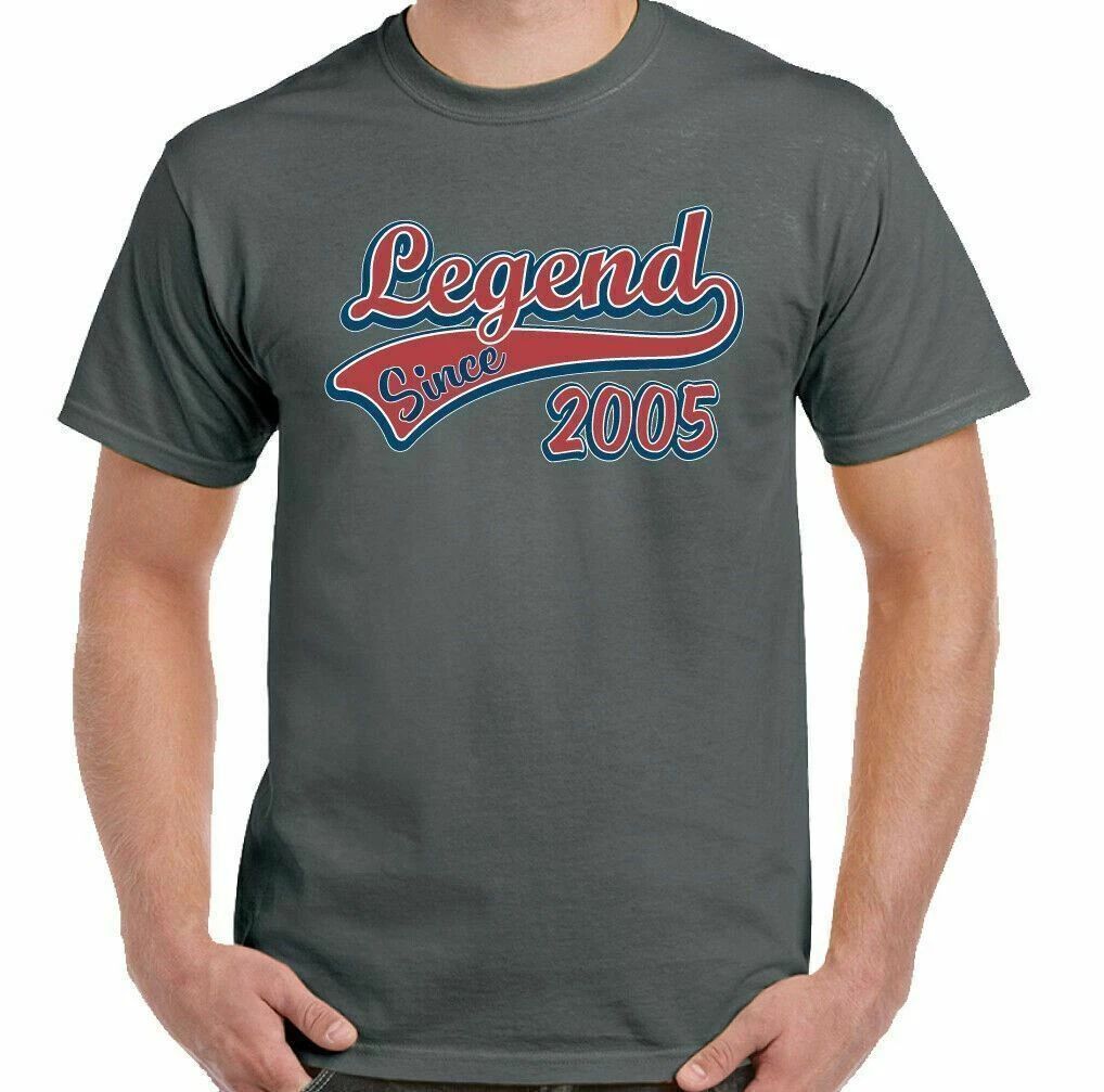 21st Birthday T-Shirt 2005 Legend Since Mens Funny 21 Year old UNISEX TEE TOP Unisex T-shirt, Sweatshirt, Hoodie, Long Sleeve Tee - T-Shirt, Sweatshirt, Hoodie