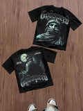 Statue of Liberty Polyester Graphic T Shirt Black White Streetwear Tee XS-6XL Unisex T-shirt, Sweatshirt, Hoodie, Long Sleeve Tee - T-Shirt, Sweatshirt, Hoodie