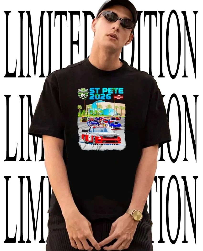 NASCAR Craftsman Truck Series St. Pete 2026 Onlybulls Green Flag 150 graphic shirt Unisex T-shirt, Sweatshirt, Hoodie, Long Sleeve Tee - T-Shirt, Sweatshirt, Hoodie
