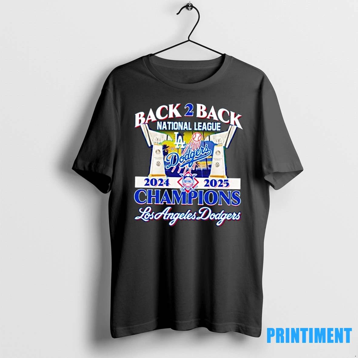 Los Angeles Dodgers 2024 2025 National League Champions Back 2 Back Tshirts Sweater Unisex T-shirt, Sweatshirt, Hoodie, Long Sleeve Tee - T-Shirt, Sweatshirt, Hoodie