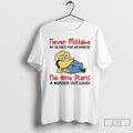 Classic Minion Never Mistake My Silence For Weakness No One Plans A Nurder Out Loud Unisex T-shirt, Sweatshirt, Hoodie, Long Sleeve Tee - T-Shirt, Sweatshirt, Hoodie