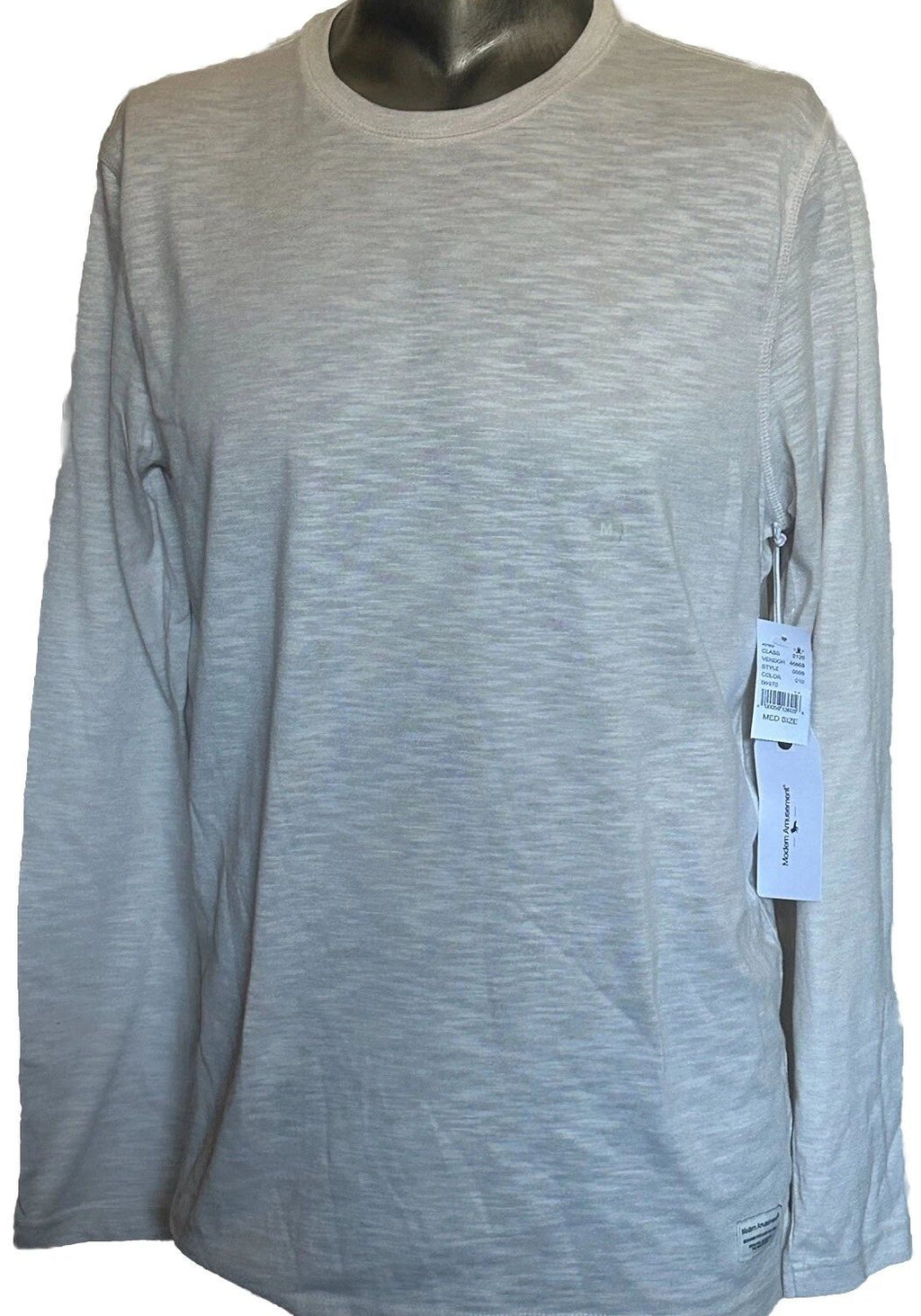 New Modern Amusement X PacSun Mens Heather Beige Boxy Fit Long Sleeve Shirt Med Unisex T-shirt, Sweatshirt, Hoodie, Long Sleeve Tee - T-Shirt, Sweatshirt, Hoodie