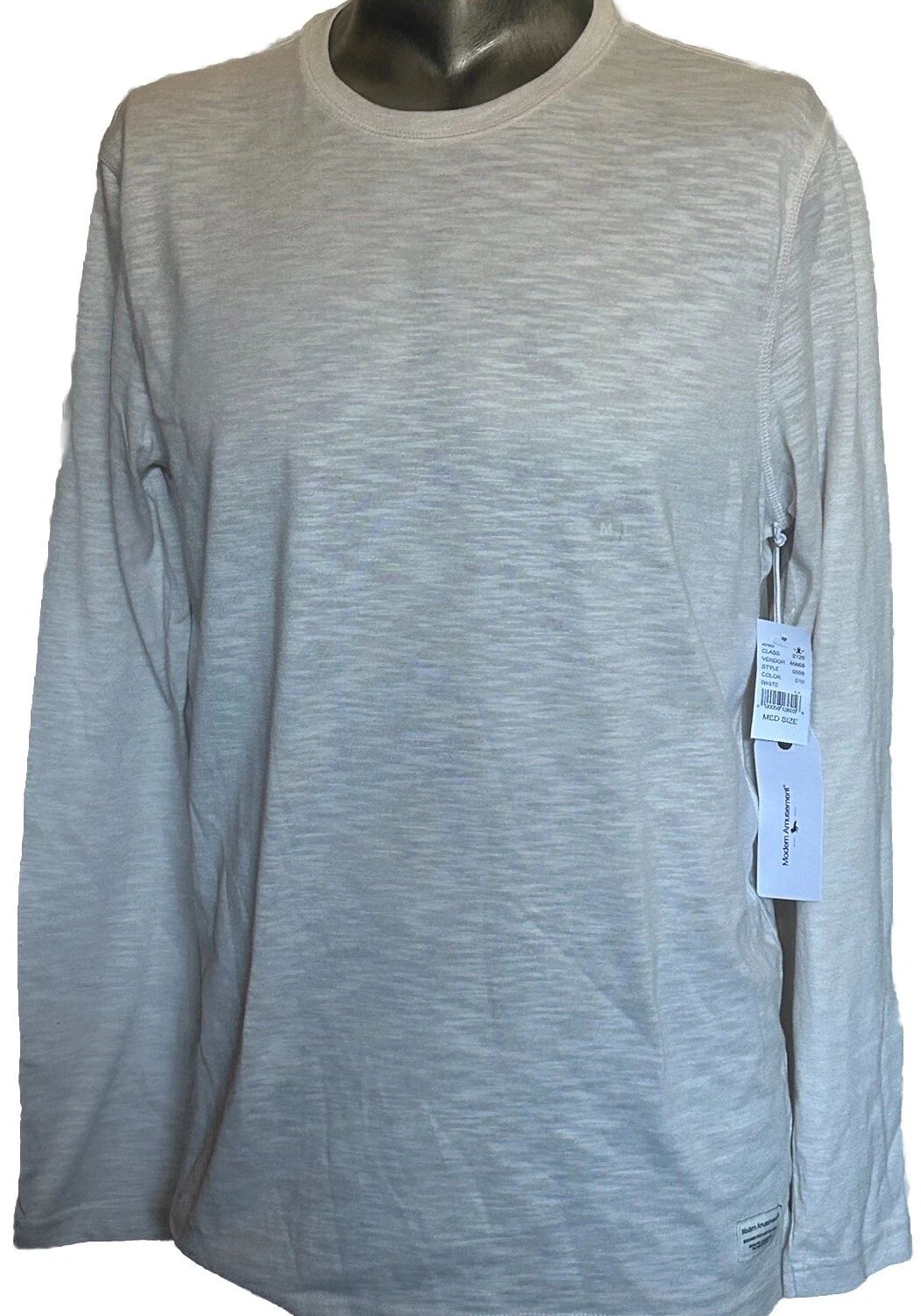 New Modern Amusement X PacSun Mens Heather Beige Boxy Fit Long Sleeve Shirt Med Unisex T-shirt, Sweatshirt, Hoodie, Long Sleeve Tee - T-Shirt, Sweatshirt, Hoodie