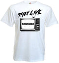 They Live v6 T shirt white movie poster all sizes S-5XL Unisex T-shirt, Sweatshirt, Hoodie, Long Sleeve Tee - T-Shirt, Sweatshirt, Hoodie