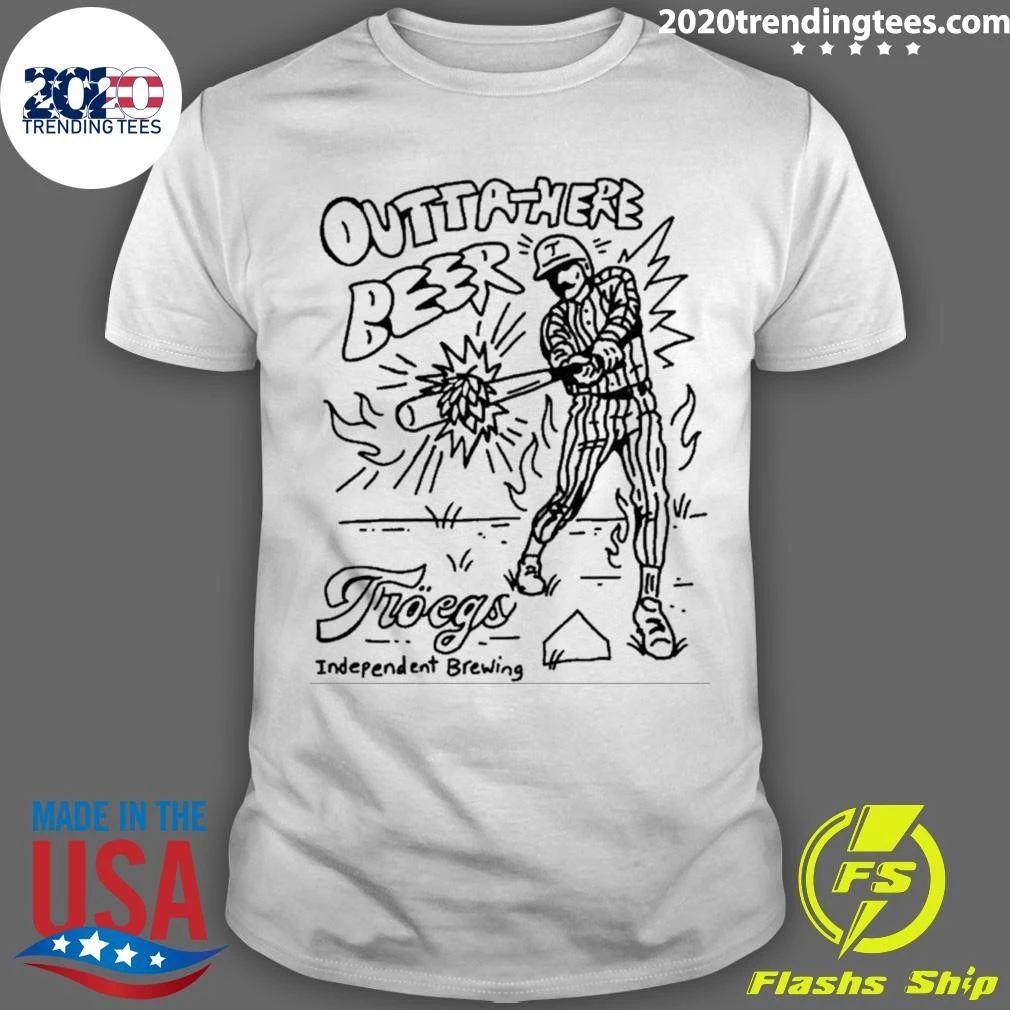 Phillies Outta-here Beer Troegs Independent Brewing Shirt Unisex T-shirt, Sweatshirt, Hoodie, Long Sleeve Tee - T-Shirt, Sweatshirt, Hoodie