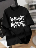 Boys' Beast Mode Graphic Tee - Casual Crew Neck, Short Sleeve,Machine Washable - Unisex T-shirt, Sweatshirt, Hoodie, Long Sleeve Tee - T-Shirt, Sweatshirt, Hoodie