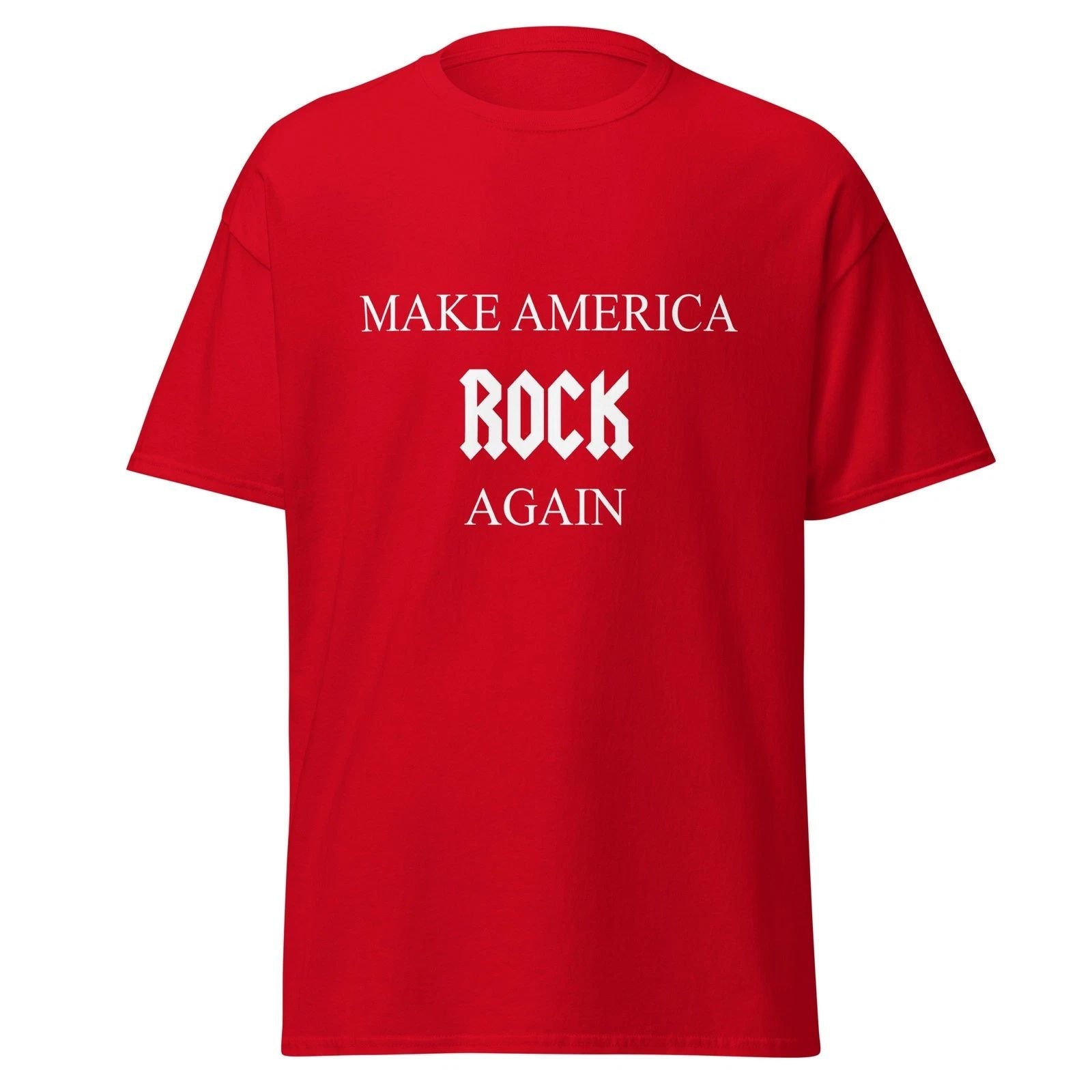 Make America Rock Again T-Shirt Unisex T-shirt, Sweatshirt, Hoodie, Long Sleeve Tee - T-Shirt, Sweatshirt, Hoodie