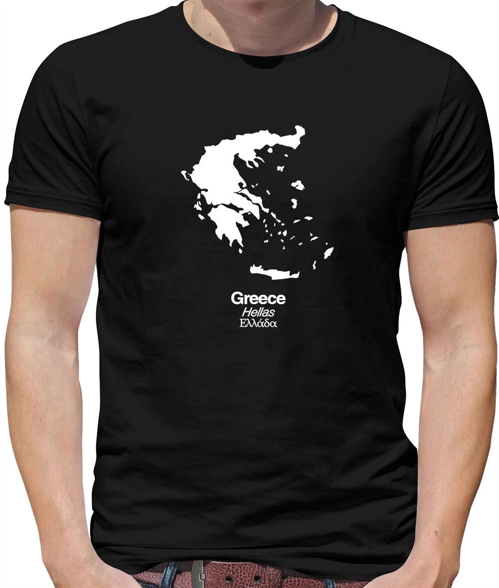 Greece Silhouette - Mens T-Shirt - Greek Country Travel City Athens Unisex T-shirt, Sweatshirt, Hoodie, Long Sleeve Tee - T-Shirt, Sweatshirt, Hoodie