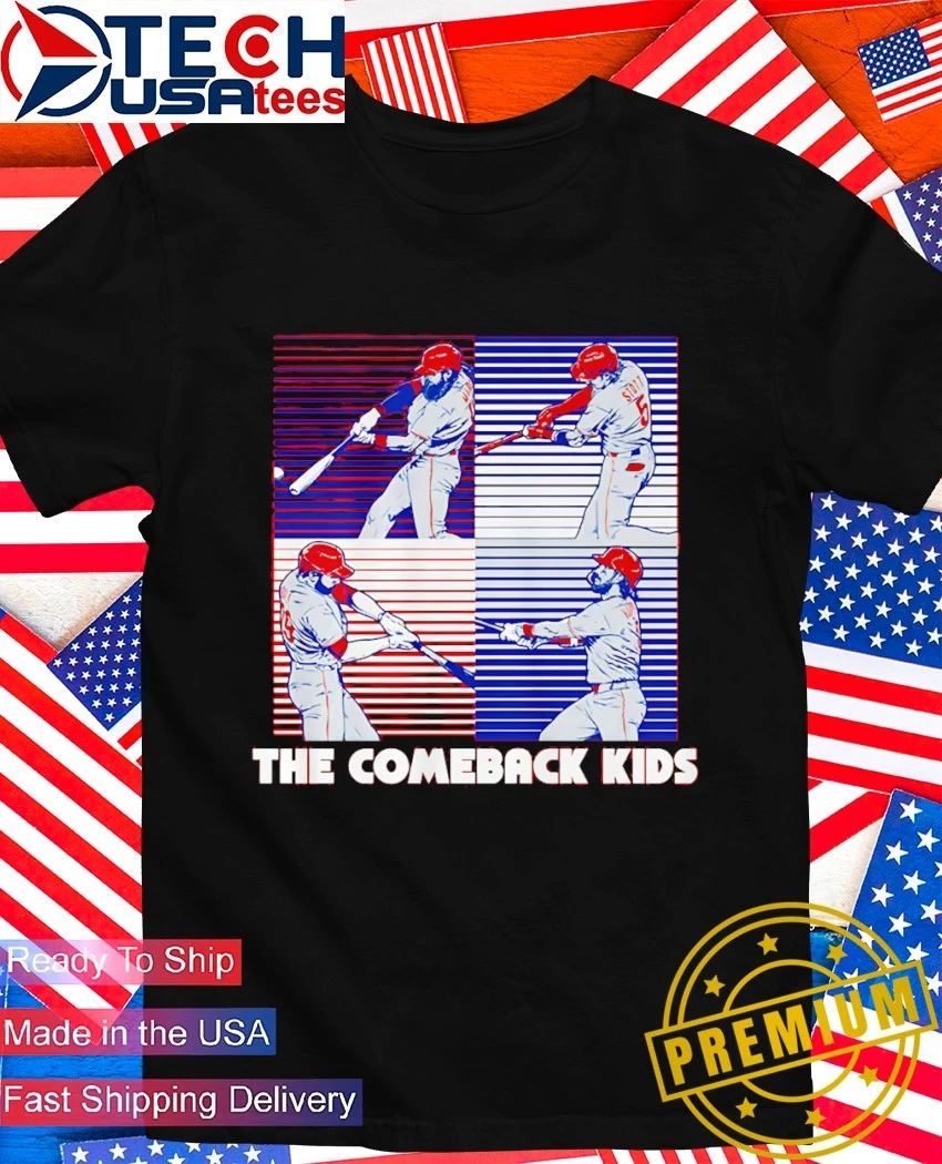 Philadelphia Phillies Baseball The Comeback Kids shirt Unisex T-shirt, Sweatshirt, Hoodie, Long Sleeve Tee - T-Shirt, Sweatshirt, Hoodie