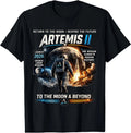 Artemis II Launch to The Moon 2026 Back to The Moon Mission T-Shirt Unisex T-shirt, Sweatshirt, Hoodie, Long Sleeve Tee - T-Shirt, Sweatshirt, Hoodie
