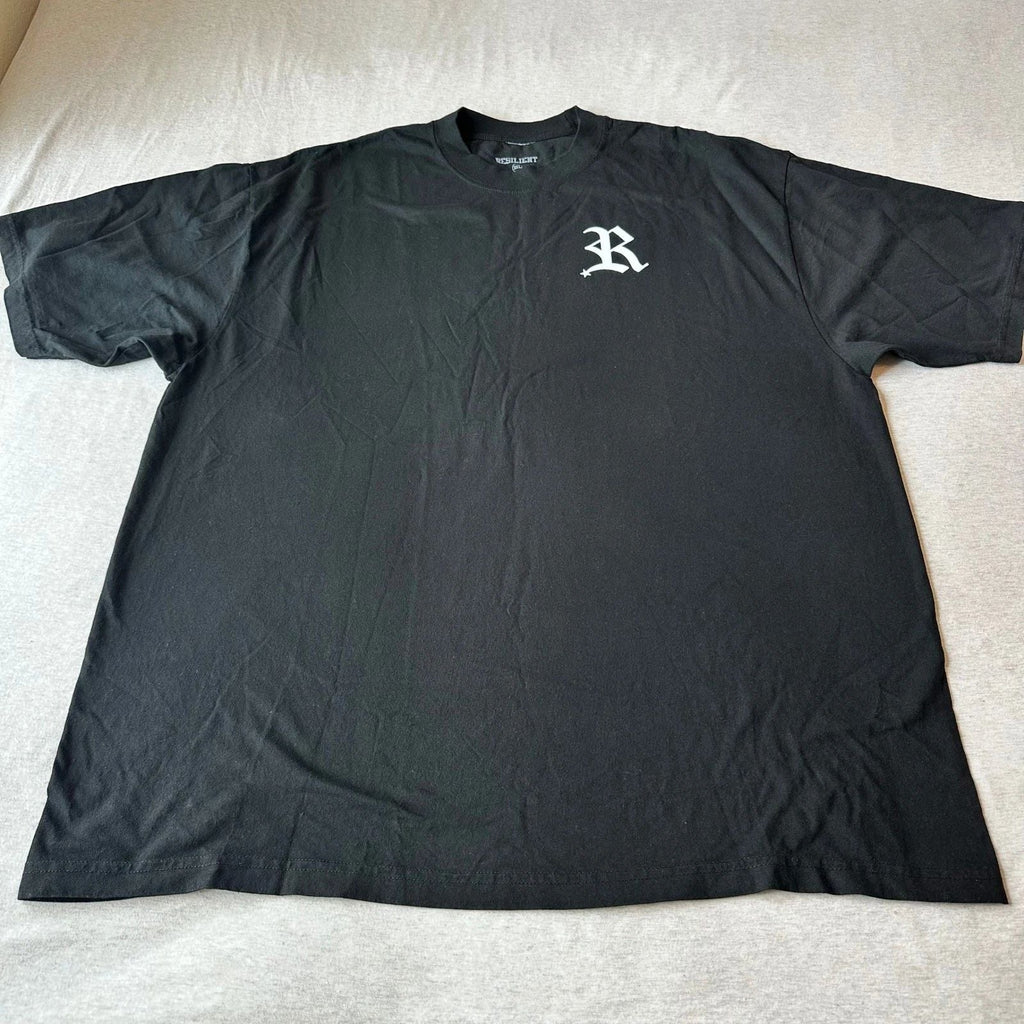 Resilient Mens 3XL Black Graphic T-Shirt Old English R Logo Est 2025 Streetwear Unisex T-shirt, Sweatshirt, Hoodie, Long Sleeve Tee - T-Shirt, Sweatshirt, Hoodie
