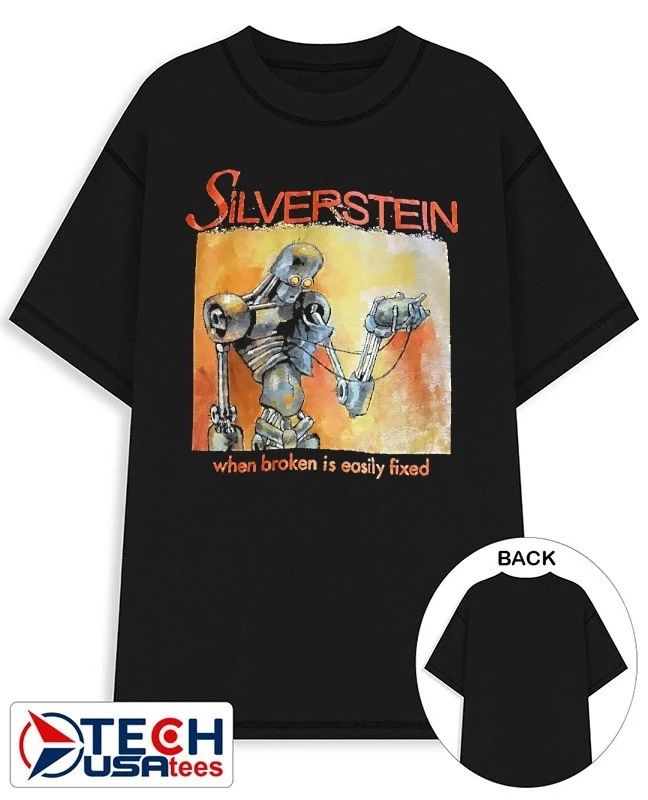 Silverstein when broken is easily fixed shirt Unisex T-shirt, Sweatshirt, Hoodie, Long Sleeve Tee - T-Shirt, Sweatshirt, Hoodie