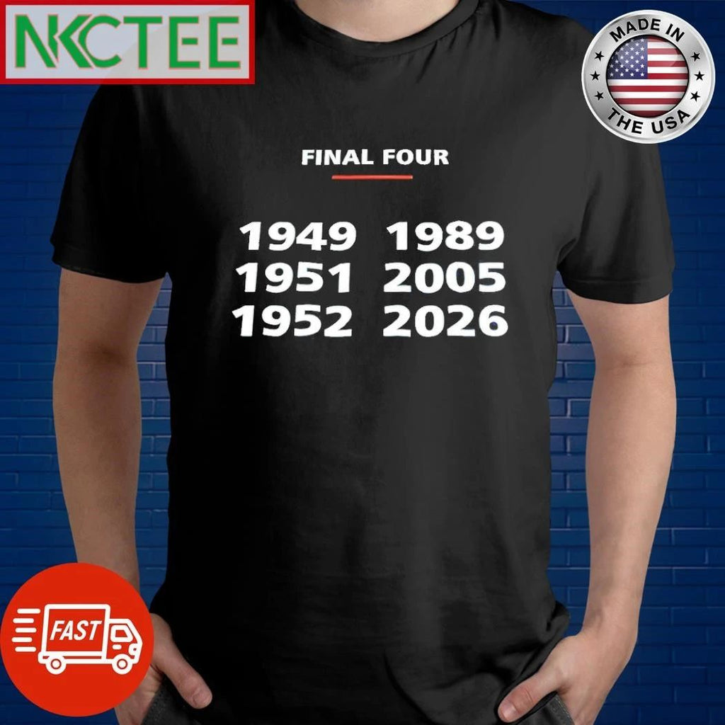 Illinois Fighting Illini Mens Basketball Final Four 1949 89 51 52 2005 2026 Shirts Unisex T-shirt, Sweatshirt, Hoodie, Long Sleeve Tee - T-Shirt, Sweatshirt, Hoodie