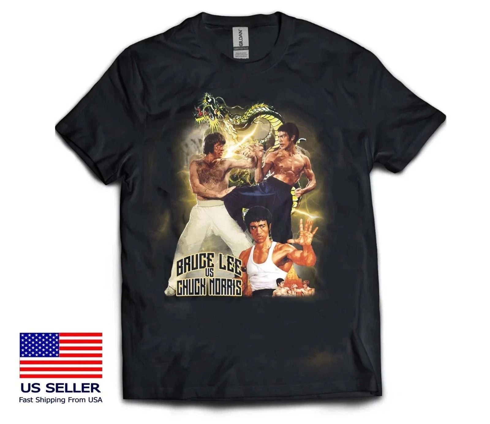 Chuck Norris Bruce Lee Tribute Unisex 1940-2026 T-Shirt, FAST SHIP Unisex T-shirt, Sweatshirt, Hoodie, Long Sleeve Tee - T-Shirt, Sweatshirt, Hoodie