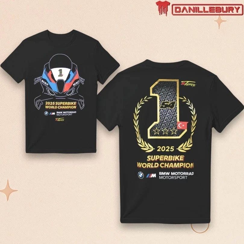Toprak 2025 World Superbike Champion Unisex T Shirt Motorsport Fan Gear S-5XL Unisex T-shirt, Sweatshirt, Hoodie, Long Sleeve Tee - T-Shirt, Sweatshirt, Hoodie