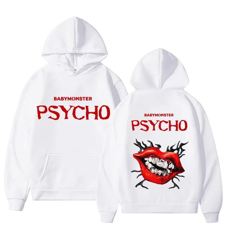 KPOP BABYMONSTER PSYCHO Tour 2026 Double Sided Double Sided Hoodie Unisex T-shirt, Sweatshirt, Hoodie, Long Sleeve Tee - T-Shirt, Sweatshirt, Hoodie