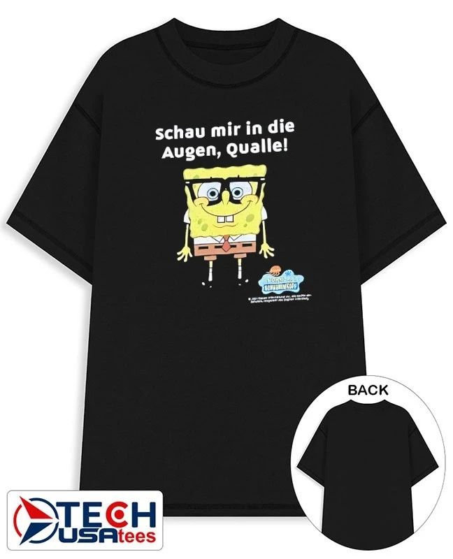 Sponge look me in the eyes Jellyfish shirt Unisex T-shirt, Sweatshirt, Hoodie, Long Sleeve Tee - T-Shirt, Sweatshirt, Hoodie