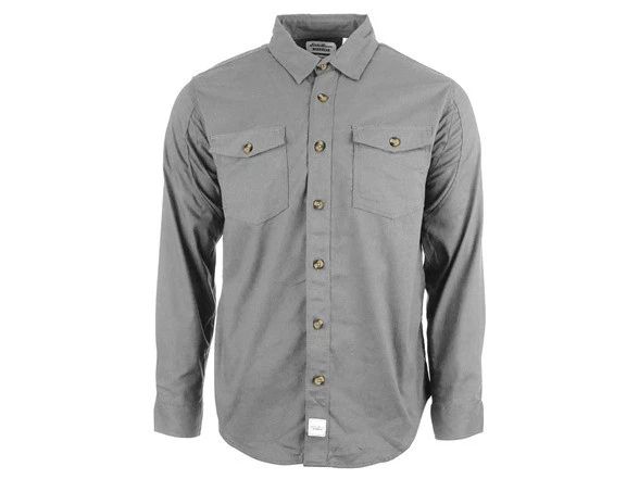 EDDIE BAUER MEN'S LICENSE TO WILL LONG SLEEVE SHIRT - SIZE: MEN M - CLOUD GRAY Unisex T-shirt, Sweatshirt, Hoodie, Long Sleeve Tee - T-Shirt, Sweatshirt, Hoodie