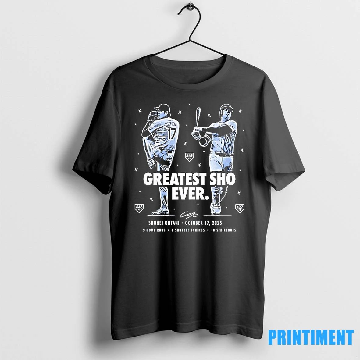 Shohei Ohtani Greatest Sho Ever Los Angeles Dodgers Baseball 2025 Signature Tshirts Sweater - T-Shirt, Sweatshirt, Hoodie