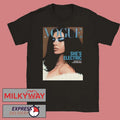 Charli XCX Graces On British Vogue May 2026 Shes Electric shirt Unisex T-shirt, Sweatshirt, Hoodie, Long Sleeve Tee - T-Shirt, Sweatshirt, Hoodie