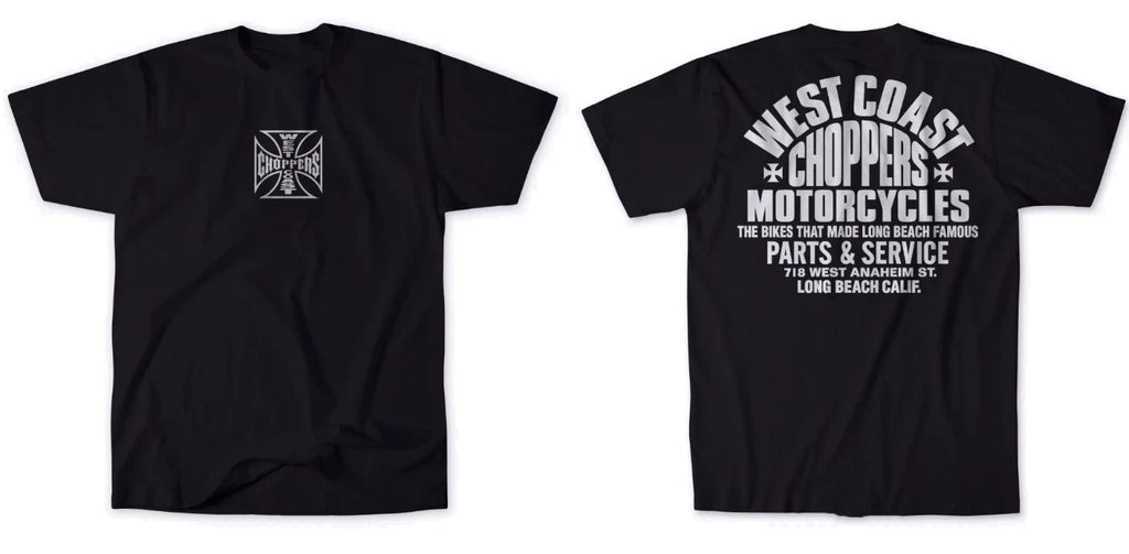 West Coast Choppers Parts Reprint Tee Black Mens Motorcycle Streetwear Tee S-5XL Unisex T-shirt, Sweatshirt, Hoodie, Long Sleeve Tee - T-Shirt, Sweatshirt, Hoodie