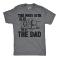 Mens Funny T Shirts You Mess With The Kid You Get The Dad Sarcastic Fathers Day Unisex T-shirt, Sweatshirt, Hoodie, Long Sleeve Tee - T-Shirt, Sweatshirt, Hoodie