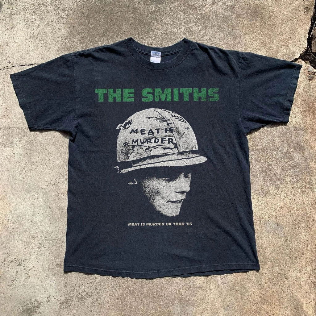 The Smiths Meat Is Murder UK Tour 85' Black Unisex T-shirt Size S-5XL Unisex T-shirt, Sweatshirt, Hoodie, Long Sleeve Tee - T-Shirt, Sweatshirt, Hoodie