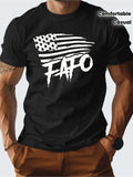 FAFO Graphic T-Shirt American Flag Patriotic Funny Quote Casual Tee Unisex T-shirt, Sweatshirt, Hoodie, Long Sleeve Tee - T-Shirt, Sweatshirt, Hoodie