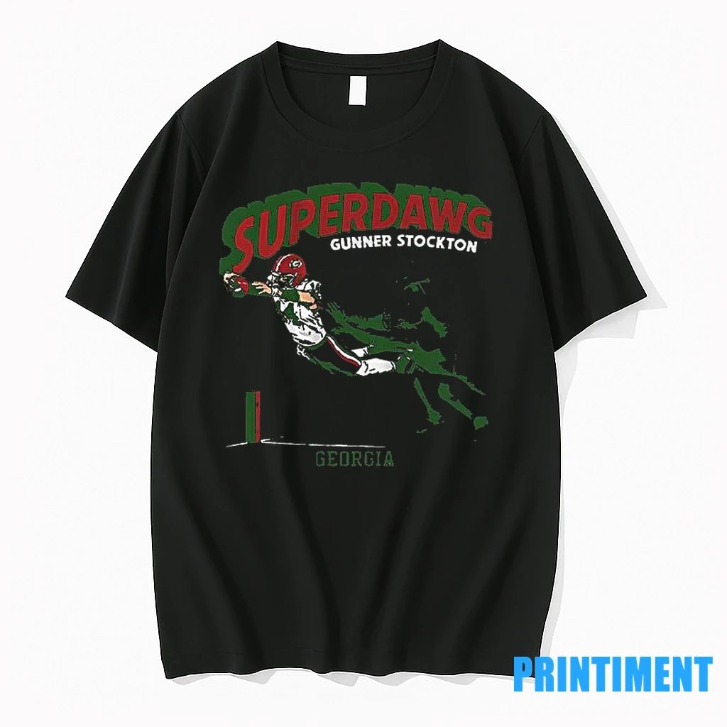 Super Gunner Stockton Georgia Football Players Tshirts Sweater Unisex T-shirt, Sweatshirt, Hoodie, Long Sleeve Tee - T-Shirt, Sweatshirt, Hoodie