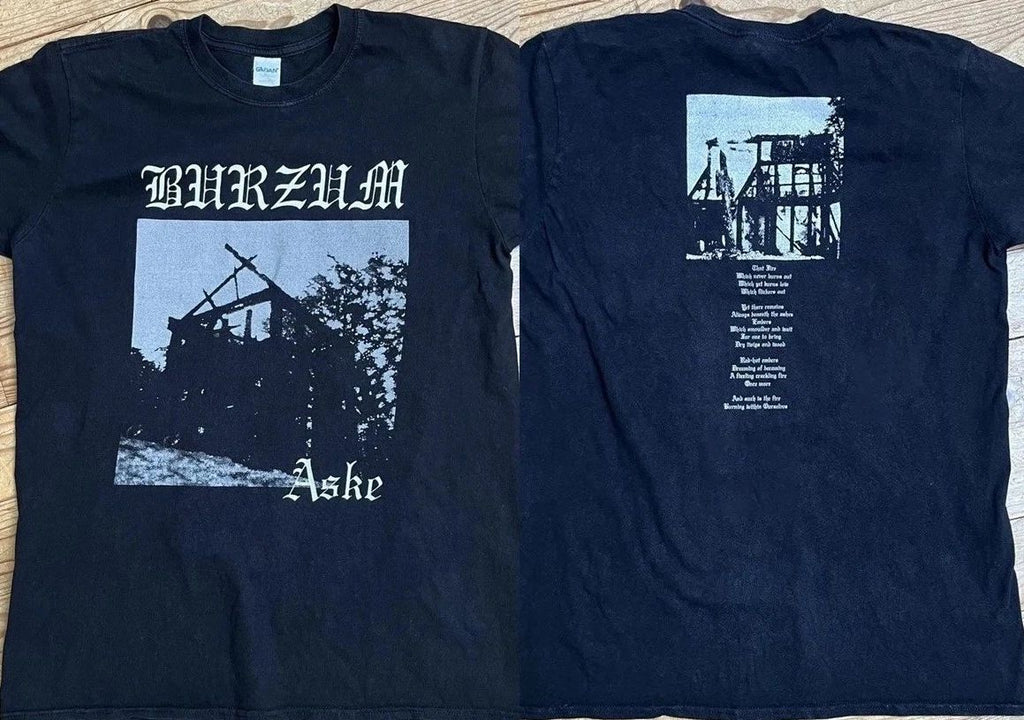 2007 1Burzum Aske Norvegian Black Metal Band T-Shirt Size S-5XL Unisex T-shirt, Sweatshirt, Hoodie, Long Sleeve Tee - T-Shirt, Sweatshirt, Hoodie