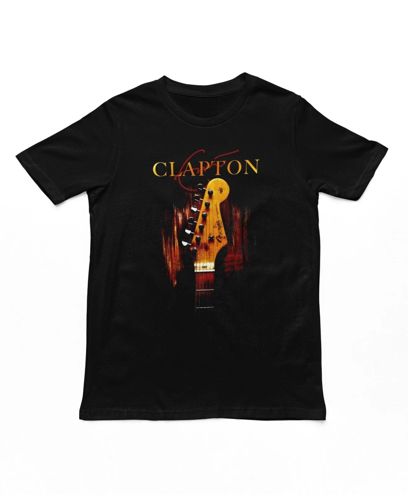 Eric Clapton Classic Guitar Mens T Shirt Music Classic Band Rock Tee New Black Unisex T-shirt, Sweatshirt, Hoodie, Long Sleeve Tee - T-Shirt, Sweatshirt, Hoodie