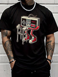 Short Sleeve Men's Fashion Street Style Casual Trendy Graphic T-Shirt with Retro Unisex T-shirt, Sweatshirt, Hoodie, Long Sleeve Tee - T-Shirt, Sweatshirt, Hoodie