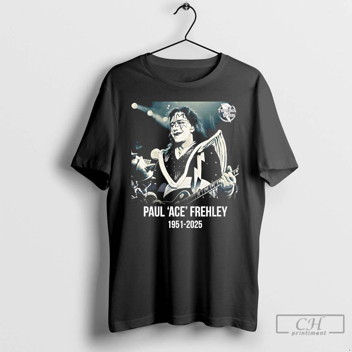 Classic Rest In Peace Paul Ace Frehley 1951 2025 T Shirts Unisex T-shirt, Sweatshirt, Hoodie, Long Sleeve Tee - T-Shirt, Sweatshirt, Hoodie