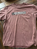 Volcom T Shirt XL Red Short Sleeve Front Logo Unisex T-shirt, Sweatshirt, Hoodie, Long Sleeve Tee - T-Shirt, Sweatshirt, Hoodie