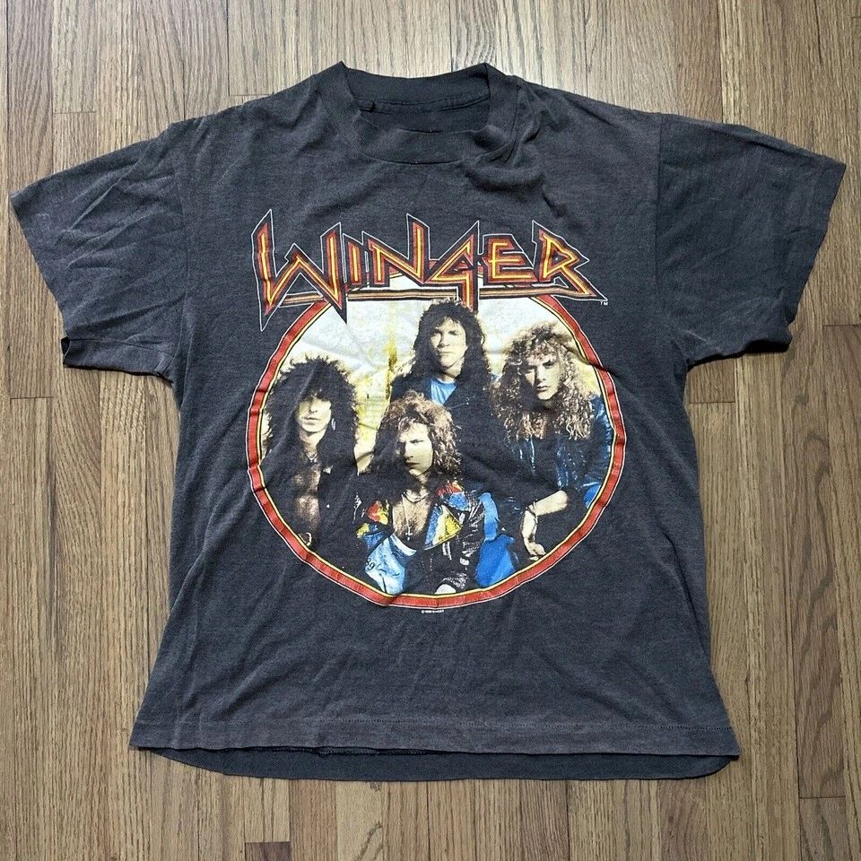 Winger Band CONCERT Rock Music Unisex Shirt Cotton All Size UU372 Unisex T-shirt, Sweatshirt, Hoodie, Long Sleeve Tee - T-Shirt, Sweatshirt, Hoodie
