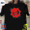 Skull Gears of War Crimson Omen Tee Shirt Unisex T-shirt, Sweatshirt, Hoodie, Long Sleeve Tee - T-Shirt, Sweatshirt, Hoodie
